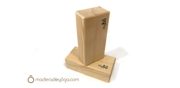 bloques yoga de madera blancos.articulos de madera para yoga.